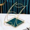 Contemporary Elegance: Crystal Glass Fruit Plate Stand for Stylish Snacking and Display Contemporary Elegance: Crystal Glass Fruit Plate Stand for Stylish Snacking and Display