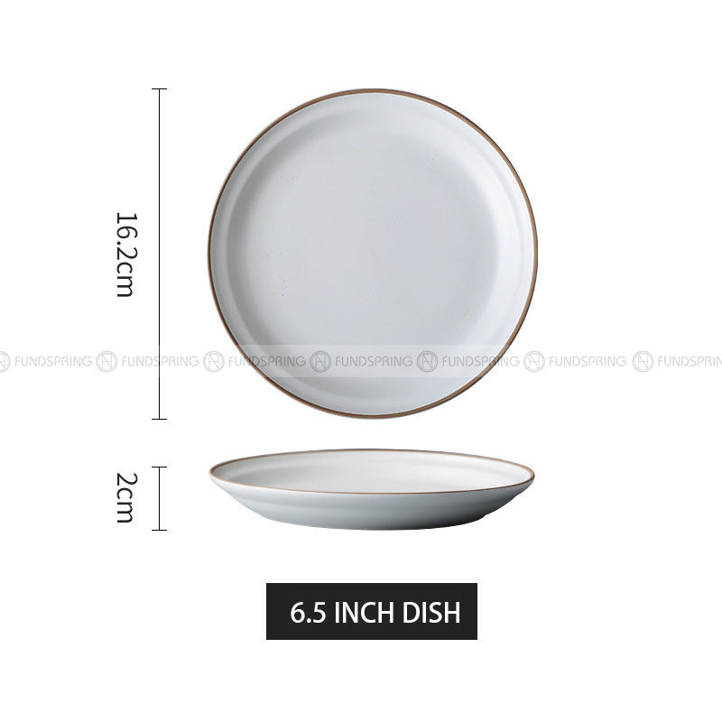 Minimalist Matte Ceramic Dinnerware Morandi Porcelain Bowls Plate Minimalist Matte Ceramic Dinnerware Morandi Porcelain Bowls Plate