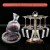 Burgundy Goblet*6+ Holder +Diamonds Rotating Decanter  - $30.00 