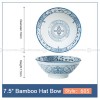 Blue and White Under Glazed Ceramic Bowl Japan Style 7.5" Set of 4 Blue and White Under Glazed Ceramic Bowl Japan Style 7.5" Set of 4