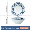 Blue and White Under Glazed Ceramic Bowl Japan Style 7.5" Set of 4 Blue and White Under Glazed Ceramic Bowl Japan Style 7.5" Set of 4