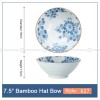 Blue and White Under Glazed Ceramic Bowl Japan Style 7.5" Set of 4 Blue and White Under Glazed Ceramic Bowl Japan Style 7.5" Set of 4
