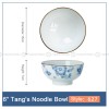 Blue and White Ceramic Bowl Under Glazed Japan Style 6" Bowl Set of 4 Blue and White Ceramic Bowl Under Glazed Japan Style 6" Bowl Set of 4