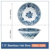 Blue and White Under Glazed Ceramic Bowl Japan Style 7.5" Set of 4 Blue and White Under Glazed Ceramic Bowl Japan Style 7.5" Set of 4