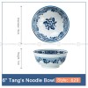 Blue and White Ceramic Bowl Under Glazed Japan Style 6" Bowl Set of 4 Blue and White Ceramic Bowl Under Glazed Japan Style 6" Bowl Set of 4