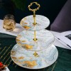 Bone China Multi-layer Dessert Plate Stand Rack Fruit Plate Bone China Multi-layer Dessert Plate Stand Rack Fruit Plate