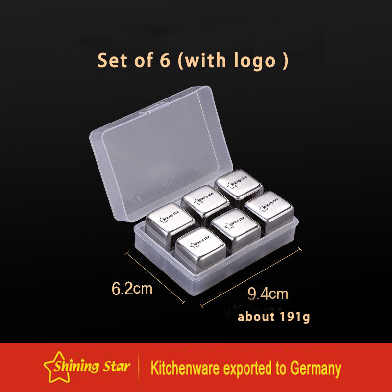 304 Stainless Steel Ice Cube Mold Metal Iron Ice Cube Iced Drink Set 304 Stainless Steel Ice Cube Mold Metal Iron Ice Cube Iced Drink Set