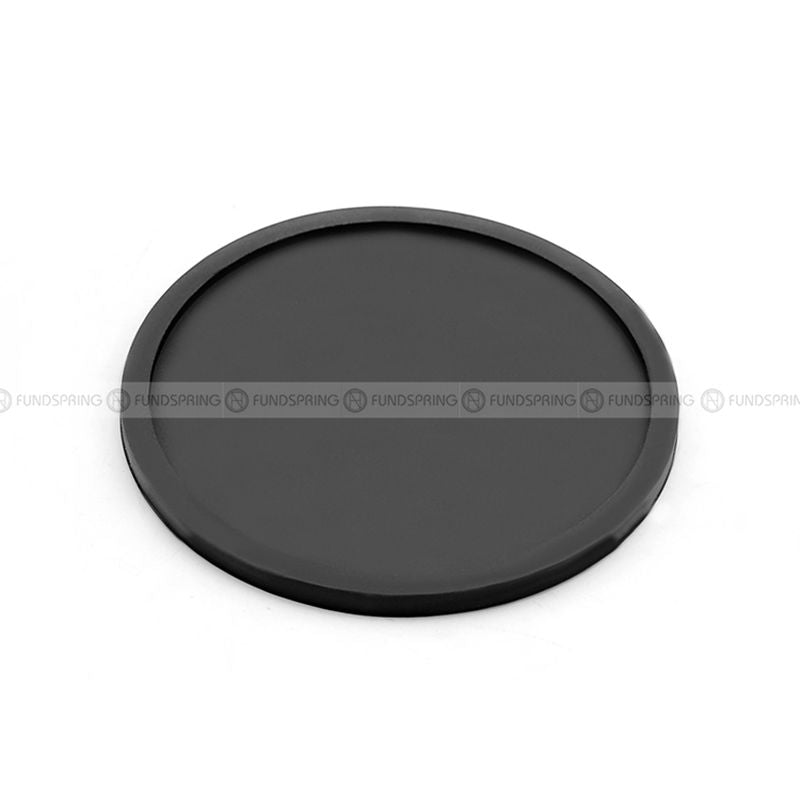 Food Grade Silicone Cup Mat Non-slip Insulated Black Tea Coaster Set of 8 Food Grade Silicone Cup Mat Non-slip Insulated Black Tea Coaster Set of 8