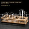 Crystal Liquor Spirit Glass Set with Scale Chinese Baijiu Glass Set Crystal Liquor Spirit Glass Set with Scale Chinese Baijiu Glass Set