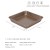 7.5'' Square Baking Pan - Gold 