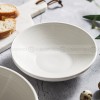 Nordic Ceramic Underglaze Dinnerware Weiss Series White Trumpet Bowl Nordic Ceramic Underglaze Dinnerware Weiss Series White Trumpet Bowl