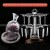 Bordeaux Wine Goblet *6 + Cup Holder +Diamonds Rotating Decanter  + $265.20 