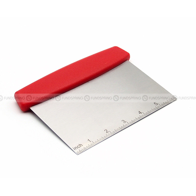 6.5-Inch Stainless Steel Flour Cutter Scale Dough Cutter Flour Scraper 6.5-Inch Stainless Steel Flour Cutter Scale Dough Cutter Flour Scraper