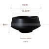 Ceramic Frosted Bowl Creative High-footed Bowl Personalized Bowl
