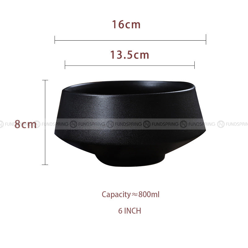 Ceramic Frosted Bowl Creative High-footed Bowl Personalized Bowl Ceramic Frosted Bowl Creative High-footed Bowl Personalized Bowl