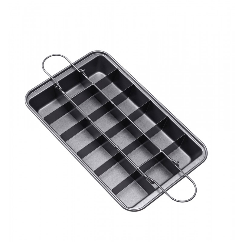 SolidBake Non-Stick Cake Mold: Thickened Bottom Brownie Pan – Precision Baking Tool SolidBake Non-Stick Cake Mold: Thickened Bottom Brownie Pan – Precision Baking Tool