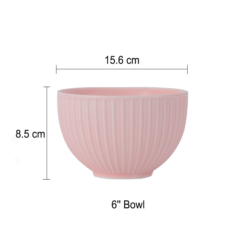 Minimalist Dinnerware Set: Solid Color Ceramic Bowls and Plates for Elegant Home Dining Minimalist Dinnerware Set: Solid Color Ceramic Bowls and Plates for Elegant Home Dining