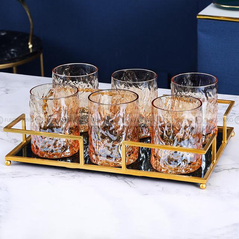 Clear Spirits Elegance: Glass Set for Whiskey, Beer, Juice, and More Clear Spirits Elegance: Glass Set for Whiskey, Beer, Juice, and More