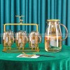 Glass Elegance: Heat-resistant Mug and Kettle Set in Sophisticated Brown Glass Elegance: Heat-resistant Mug and Kettle Set in Sophisticated Brown