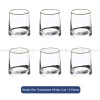 Sleek Simplicity Glass Tumblers: Set of 6 for Water, Beer, Wine, Milk, or Juice Sleek Simplicity Glass Tumblers: Set of 6 for Water, Beer, Wine, Milk, or Juice