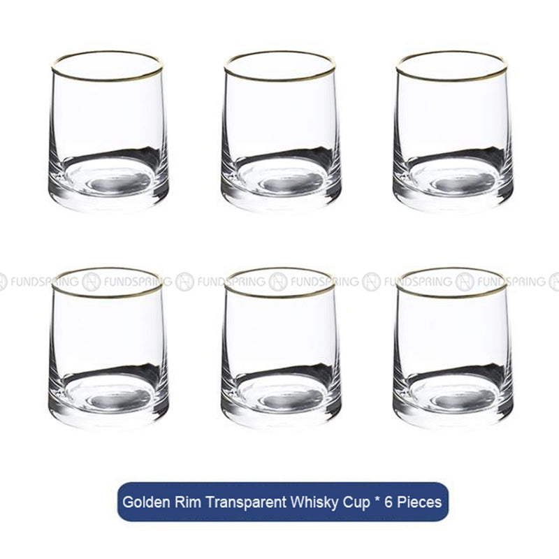 Sleek Simplicity Glass Tumblers: Set of 6 for Water, Beer, Wine, Milk, or Juice Sleek Simplicity Glass Tumblers: Set of 6 for Water, Beer, Wine, Milk, or Juice