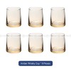 Sleek Simplicity Glass Tumblers: Set of 6 for Water, Beer, Wine, Milk, or Juice Sleek Simplicity Glass Tumblers: Set of 6 for Water, Beer, Wine, Milk, or Juice