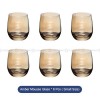 Lead Free Glass Tumblers Set of 6 Water Glass Beer Milk Juice Cups Lead Free Glass Tumblers Set of 6 Water Glass Beer Milk Juice Cups