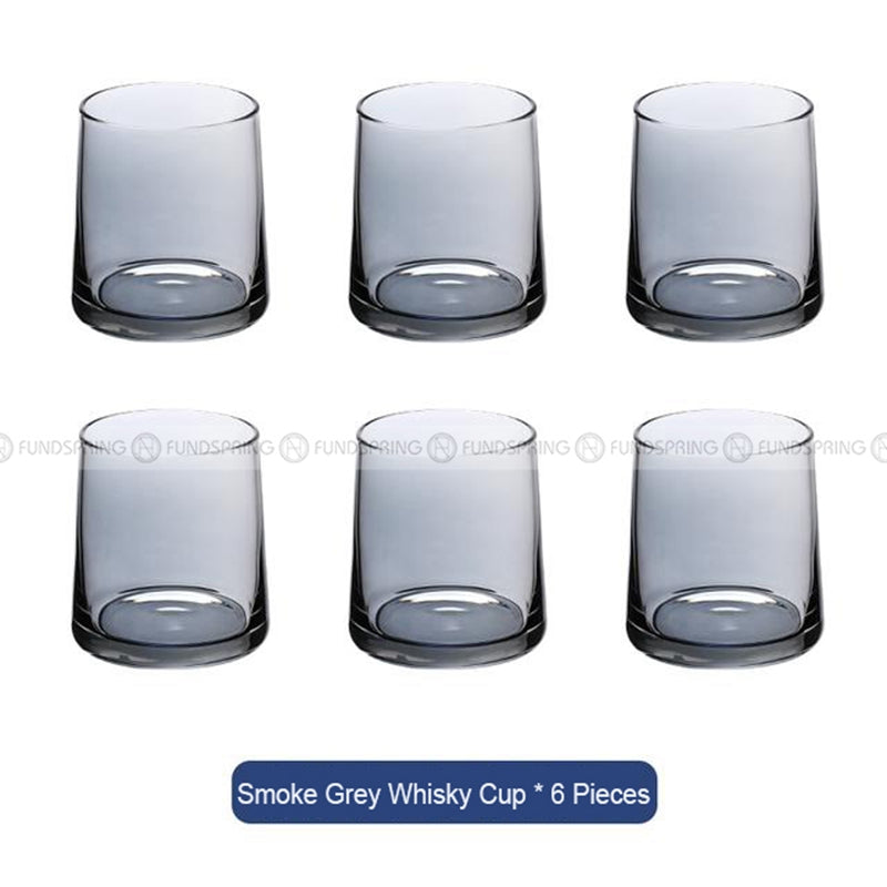 Sleek Simplicity Glass Tumblers: Set of 6 for Water, Beer, Wine, Milk, or Juice Sleek Simplicity Glass Tumblers: Set of 6 for Water, Beer, Wine, Milk, or Juice
