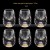 Water Drop Gold Foil Glass*6  + $80.00 