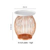 European Minimalist Fruit Plate for Hotel and Restaurant Pastry Storage Cake Display