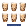 Heat-Resistant Glass Tumblers: Set of 6 for Water, Wine, Milk, or Juice