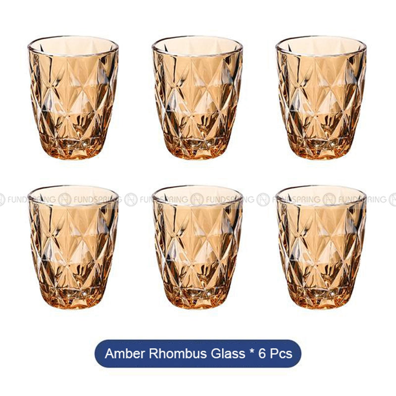Heat-Resistant Glass Tumblers: Set of 6 for Water, Wine, Milk, or Juice Heat-Resistant Glass Tumblers: Set of 6 for Water, Wine, Milk, or Juice
