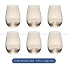 Lead Free Glass Tumblers Set of 6 Water Glass Beer Milk Juice Cups Lead Free Glass Tumblers Set of 6 Water Glass Beer Milk Juice Cups