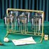 Sleek Simplicity Glass Tumblers: Set of 6 for Water, Beer, Wine, Milk, or Juice Sleek Simplicity Glass Tumblers: Set of 6 for Water, Beer, Wine, Milk, or Juice