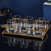 Sleek Simplicity Glass Tumblers: Set of 6 for Water, Beer, Wine, Milk, or Juice Sleek Simplicity Glass Tumblers: Set of 6 for Water, Beer, Wine, Milk, or Juice