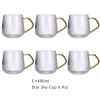Thermal Elegance: Heat-Resistant Glass Mugs Set with Pitcher and Cups