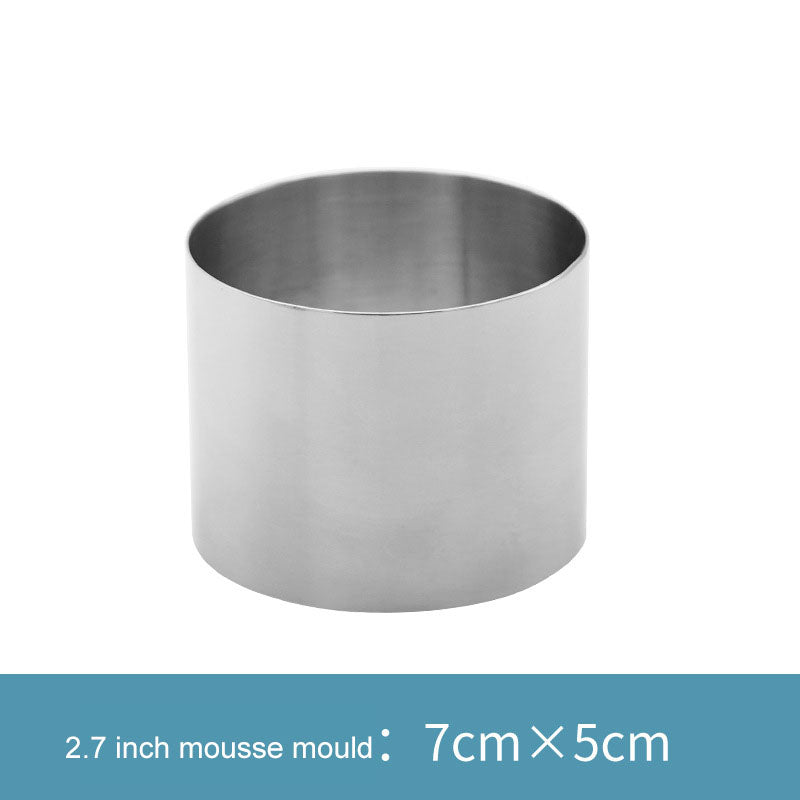 DIY Baking Tools Mousse Ring Thickened Cake Ring Round Baking Mold DIY Baking Tools Mousse Ring Thickened Cake Ring Round Baking Mold