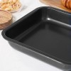 7.5-Inch Square Baking Pan Cake Bread Mold Black Non-stick Bakeware