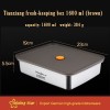 304 Stainless Steel Food Grade Fresh-keeping Box Storage Box Lunch Box 304 Stainless Steel Food Grade Fresh-keeping Box Storage Box Lunch Box
