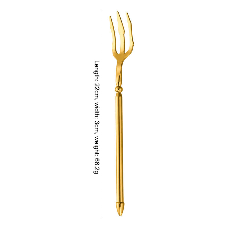 Creative Cutlery Set Sea King Design Knife, Fork, Spoon 304 Stainless Steel Mirror Polished Creative Cutlery Set Sea King Design Knife, Fork, Spoon 304 Stainless Steel Mirror Polished