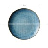 Denim Blue Dinner Plate Kiln Changed Ceramic Dinnerware Set of 4 Denim Blue Dinner Plate Kiln Changed Ceramic Dinnerware Set of 4