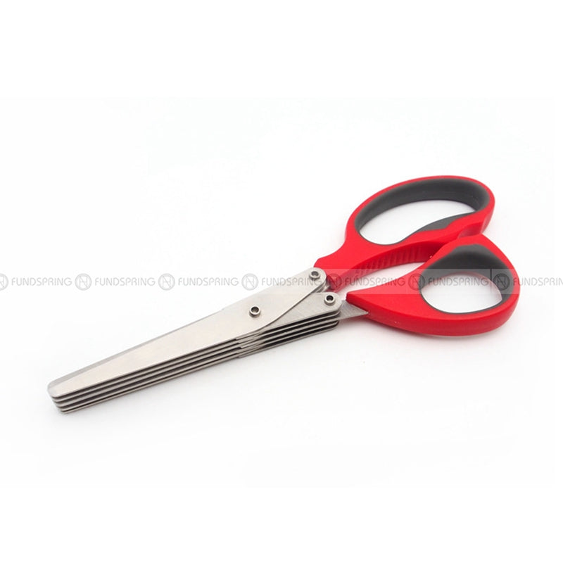 Multi-layer Stainless Steel Scissors Coriander Vegetable Kitchen Shears Multi-layer Stainless Steel Scissors Coriander Vegetable Kitchen Shears