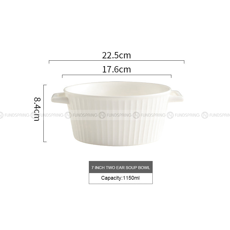 Nordic Tableware Vertical Stripes Dinnerware Ceramic Bowls Plates Nordic Tableware Vertical Stripes Dinnerware Ceramic Bowls Plates