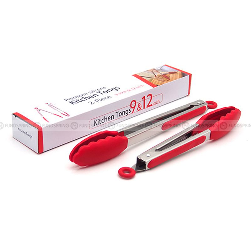 Food Clips Stainless Steel Bread Food Tongs Outdoor BBQ Tools Food Clips Stainless Steel Bread Food Tongs Outdoor BBQ Tools