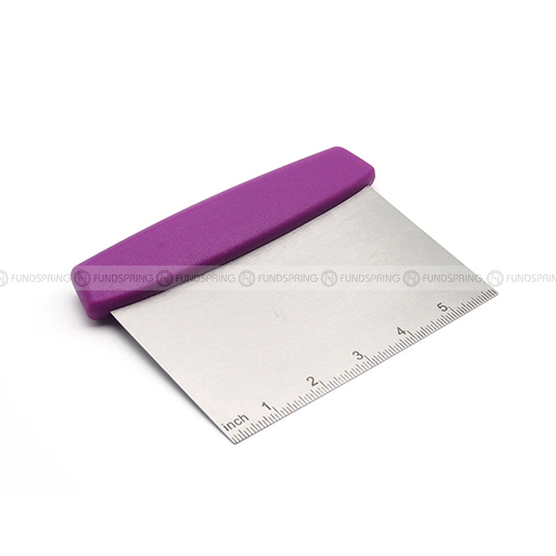 6.5-Inch Stainless Steel Flour Cutter Scale Dough Cutter Flour Scraper 6.5-Inch Stainless Steel Flour Cutter Scale Dough Cutter Flour Scraper