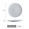 Nordic Ceramic Flat Plate Fruit Salad Plate Matte Shallow Plate Nordic Ceramic Flat Plate Fruit Salad Plate Matte Shallow Plate