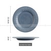 Nordic Tableware Vertical Stripes Dinnerware Ceramic Bowls Plates Nordic Tableware Vertical Stripes Dinnerware Ceramic Bowls Plates