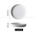 8.5-inch White Deep Flat Plate  + $1.00 