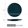 Nordic Ceramic Flat Plate Fruit Salad Plate Matte Shallow Plate Nordic Ceramic Flat Plate Fruit Salad Plate Matte Shallow Plate