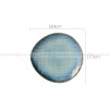 Denim Blue Dinner Plate Kiln Changed Ceramic Dinnerware Set of 4 Denim Blue Dinner Plate Kiln Changed Ceramic Dinnerware Set of 4